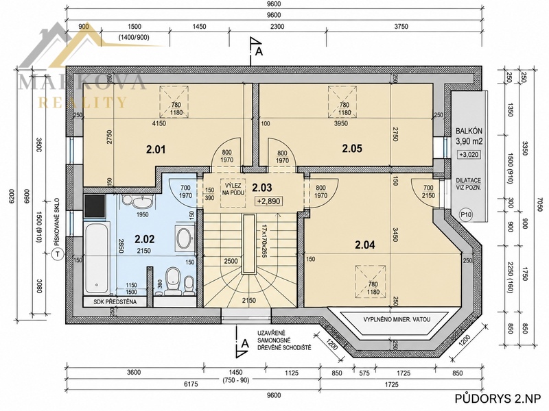Prodej, rodinný dům, novostavba, 765 m², Oldřichov u Písku