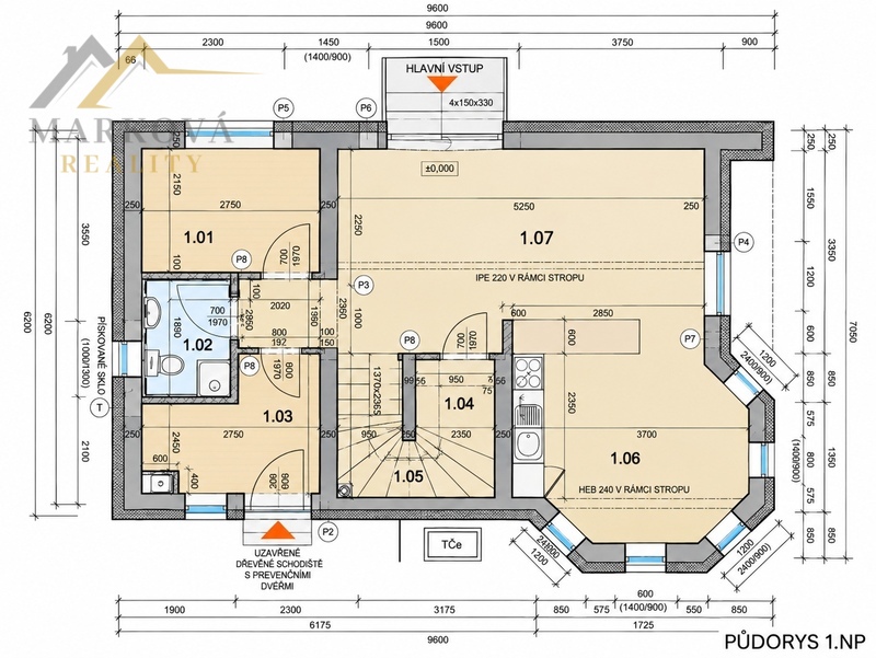 Prodej, rodinný dům, novostavba, 765 m², Oldřichov u Písku