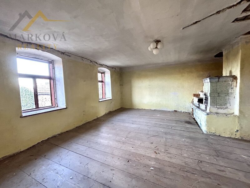 Prodej, rodinný dům se stavební parcelou, Bežerovice, Bechyně, 2008 m2