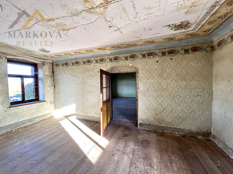 Prodej, rodinný dům se stavební parcelou, Bežerovice, Bechyně, 2008 m2