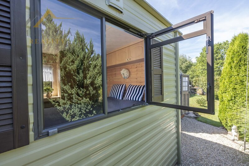 Prodej, stavební pozemek 669 m² s mobilheimem 3kk, Albrechtice nad Vltavou, Újezd