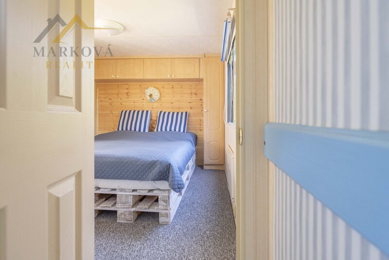 Prodej, stavební pozemek 669 m² s mobilheimem 3kk, Albrechtice nad Vltavou, Újezd