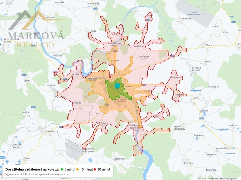 Prodej, dům s pozemkem přímo u řeky, 1 162 m², Vinařického náměstí, Týn nad Vltavou