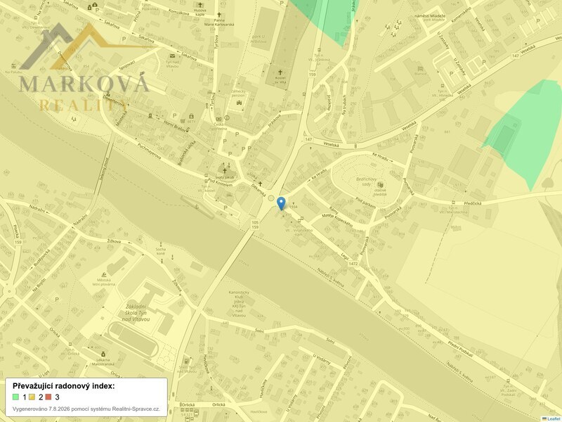 Prodej, dům s pozemkem přímo u řeky, 1 162 m², Vinařického náměstí, Týn nad Vltavou