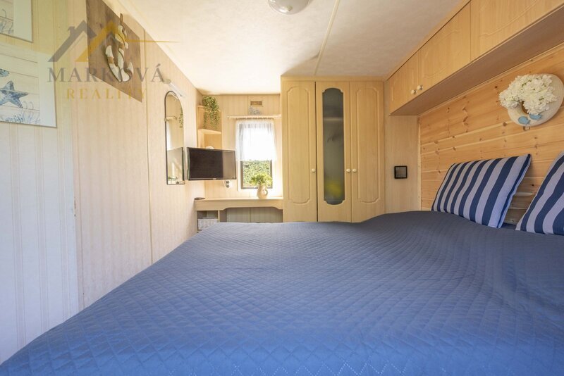 Prodej, stavební pozemek 669 m² s mobilheimem 3kk, Albrechtice nad Vltavou, Újezd