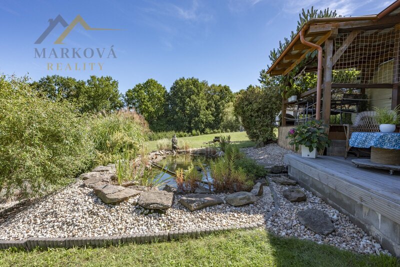 Prodej, stavební pozemek 669 m² s mobilheimem 3kk, Albrechtice nad Vltavou, Újezd