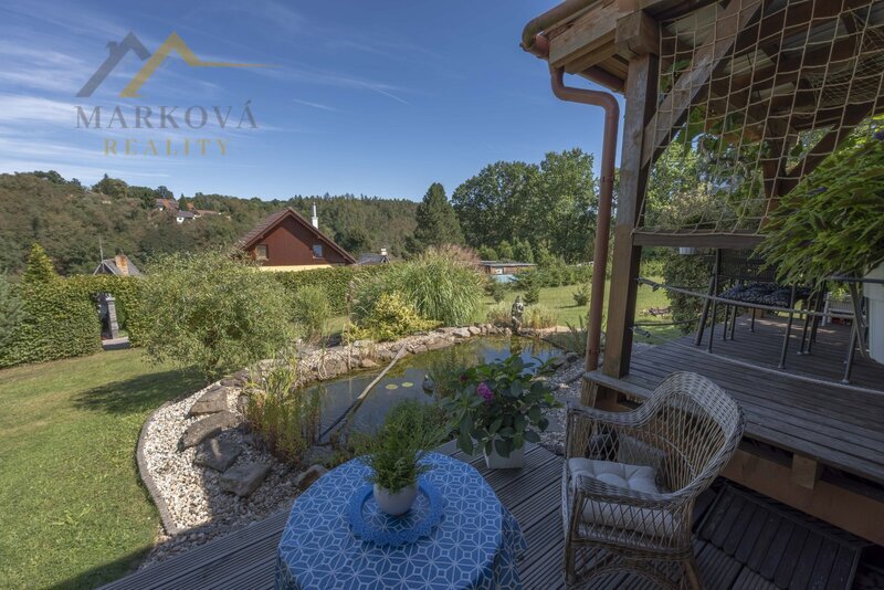 Prodej, stavební pozemek 669 m² s mobilheimem 3kk, Albrechtice nad Vltavou, Újezd