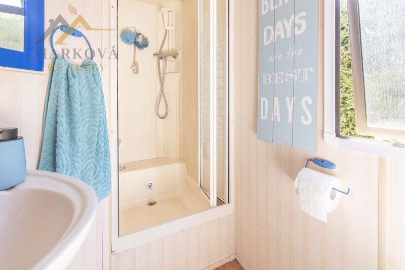 Prodej, stavební pozemek 669 m² s mobilheimem 3kk, Albrechtice nad Vltavou, Újezd