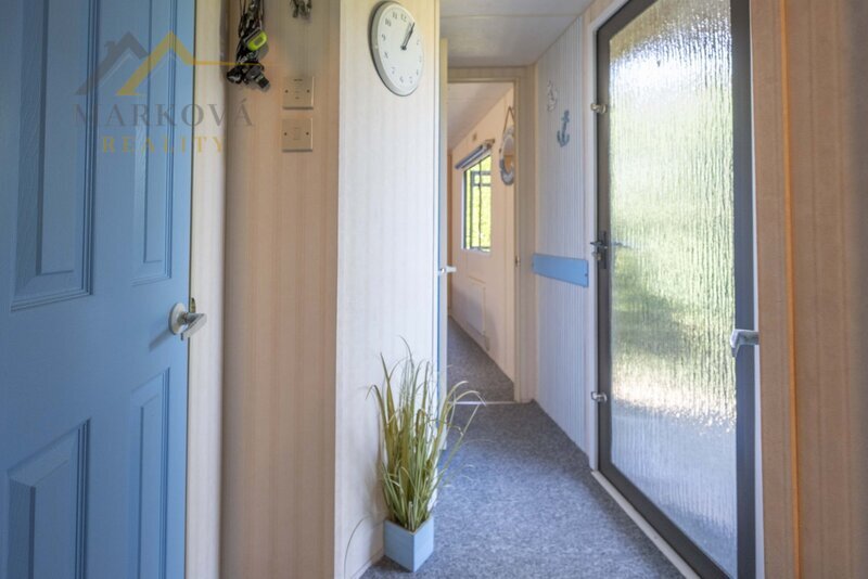 Prodej, stavební pozemek 669 m² s mobilheimem 3kk, Albrechtice nad Vltavou, Újezd