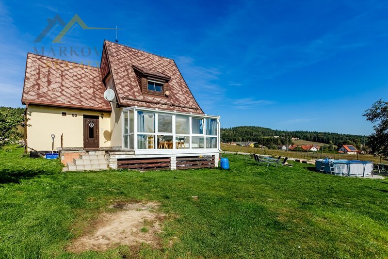 Prodej, rodinný dům s garáží, 1281 m2, Srnín