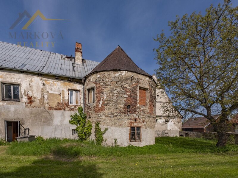 Prodej, historická tvrz s rybníkem, Jistebnice, 19.200 m²