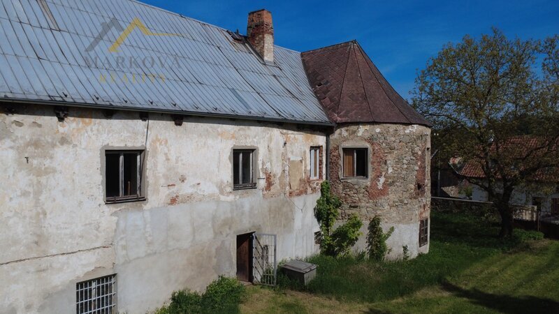 Prodej, historická tvrz s rybníkem, Jistebnice, 19.200 m²