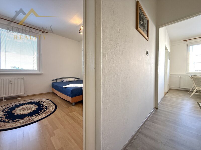 Pronájem světlého bytu 3+1 s prostorným balkonem, České Budějovice – sídliště Vltava