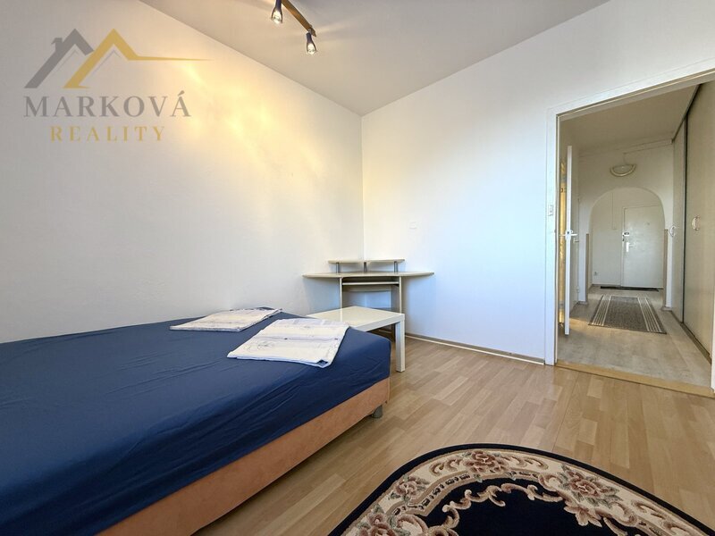 Pronájem světlého bytu 3+1 s prostorným balkonem, České Budějovice – sídliště Vltava