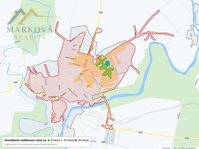 Pronájem 2+1, 65 m2, Bechyně, ul. Na Libuši