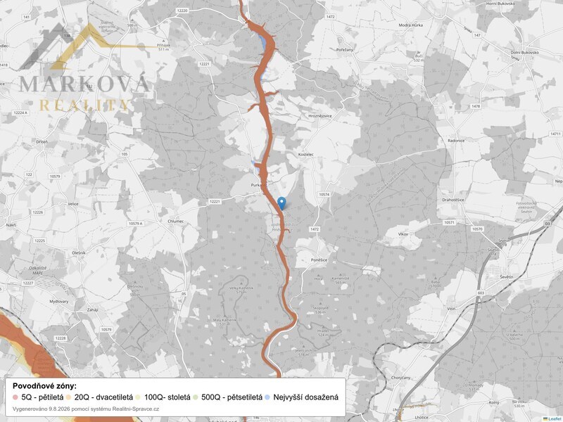 Prodej, rekreační chata, Hluboká nad Vltavou, Kostelec č.ev. 47