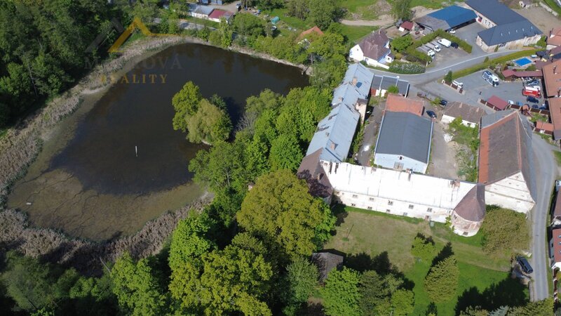 Prodej, historická tvrz s rybníkem, Jistebnice, 19.200 m²