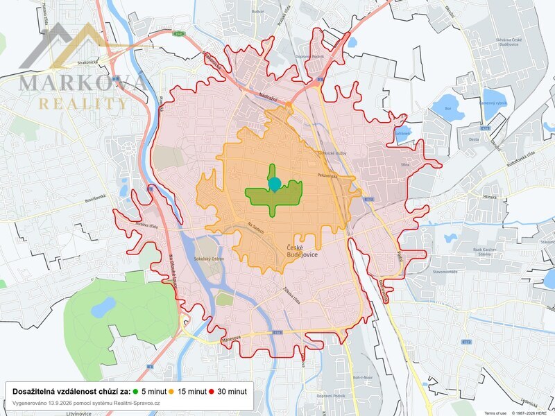 Prodej, byt 2kk, 43,95 m2, České Budějovice, ul. Skuherského