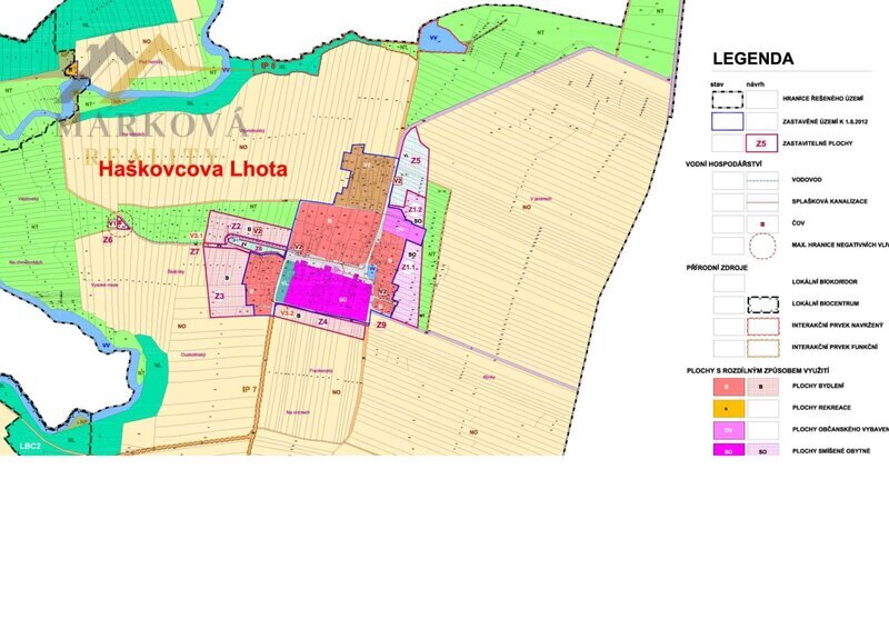 Prodej, stavební pozemek, 1918 m², Haškovcova Lhota