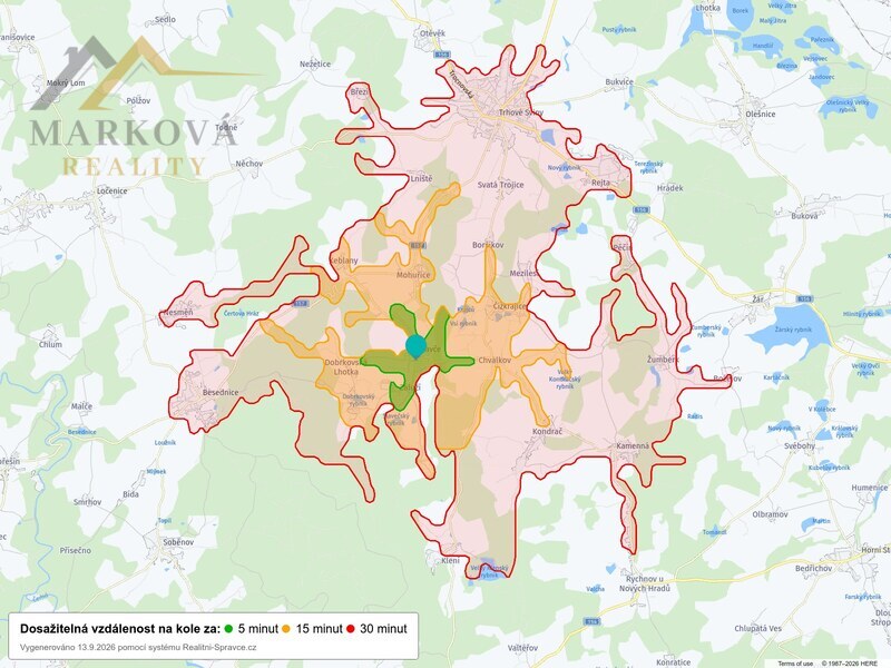 Prodej, byt 3+1, 71 m2, OV, Slavče