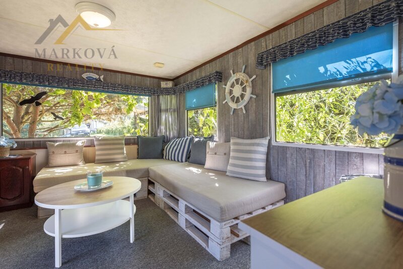 Prodej, pozemek 669 m² s mobilheimem 3kk, Albrechtice nad Vltavou, Újezd