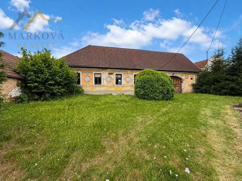 Prodej, rodinný dům se stavební parcelou, Bežerovice, Bechyně, 2008 m2