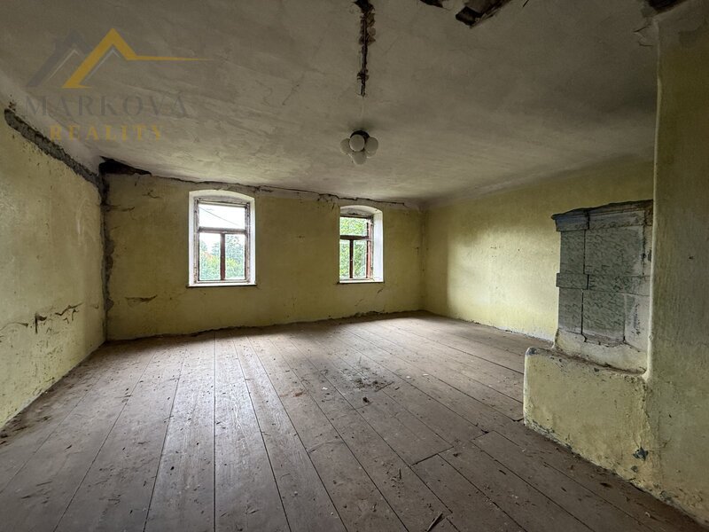 Prodej, rodinný dům se stavební parcelou, Bežerovice, Bechyně, 2008 m2