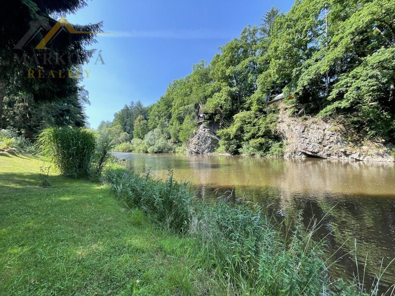 Prodej, rekreační chata přímo u řeky Malše, Doudleby