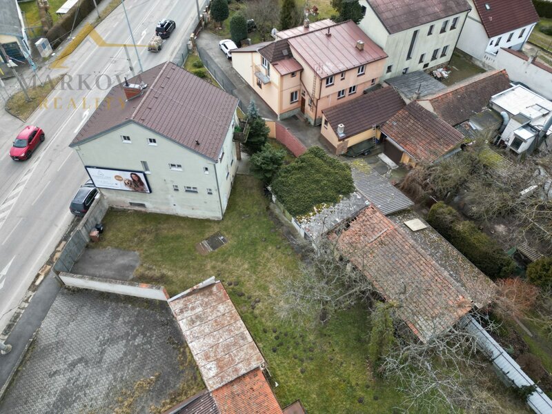 Prodej, rodinný dům se zahradou / stavebním pozemkem, 3.233 m², České Budějovice, ul. Pražská třída