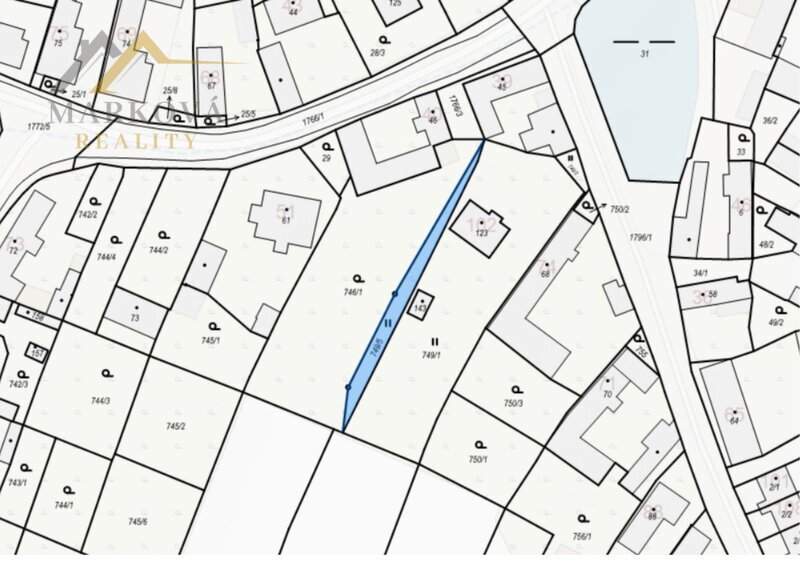 Prodej, pozemek, zahrada, Borkovice, 221 m2