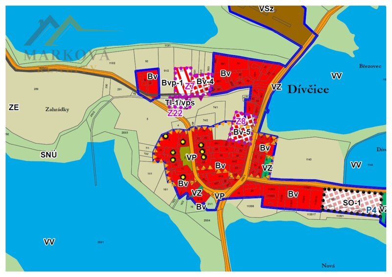 Prodej, rodinný dům / chalupa, Dívčice, 2 761 m²