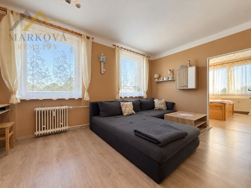 Prodej bytu 3+1 s balkonem, 64,71 m² – Milevsko, ul. J. A. Komenského