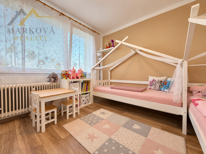 Prodej bytu 3+1 s balkonem, 64,71 m² – Milevsko, ul. J. A. Komenského