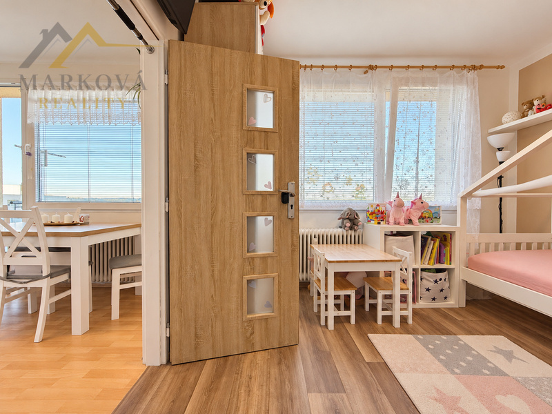 Prodej bytu 3+1 s balkonem, 64,71 m² – Milevsko, ul. J. A. Komenského
