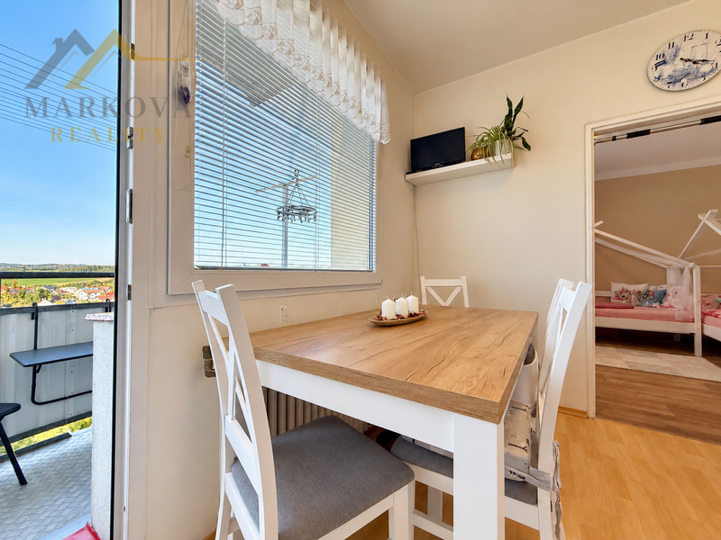 Prodej bytu 3+1 s balkonem, 64,71 m² – Milevsko, ul. J. A. Komenského