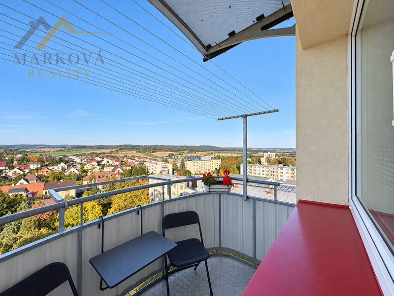 Prodej bytu 3+1 s balkonem, 64,71 m² – Milevsko, ul. J. A. Komenského