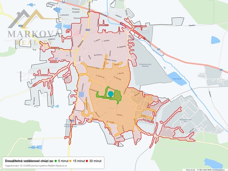 Prodej bytu 3+1 s balkonem, 64,71 m² – Milevsko, ul. J. A. Komenského