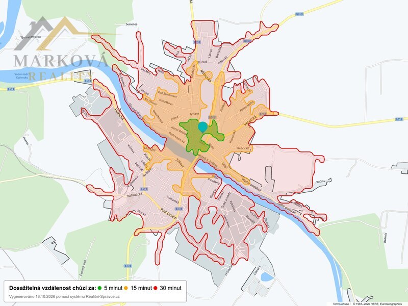 Pronájem bytu 2+kk, 44 m2, Týn nad Vltavou, ul. Jiráskova
